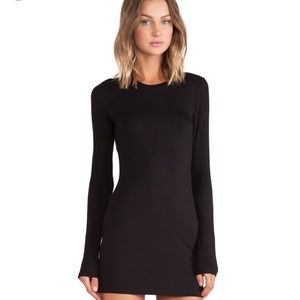 BLQ Black long sleeve mini dresss